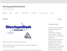 Tablet Screenshot of dienstapotheekeemland.nl